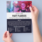 Masquerade Party, Party Event Planner Adverteren Flyer (Hand)