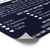 Masquerade Party, Party Event Planner Adverteren Poster (Hoek)