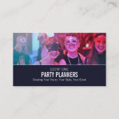 Masquerade Party, Party Event Planner Visitekaartje (Voorkant)