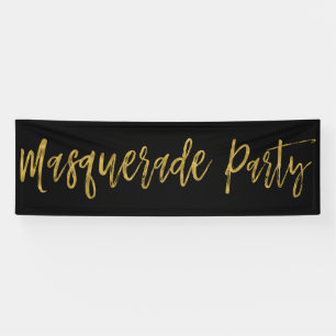 Masquerade Party Party Party-banner Spandoek