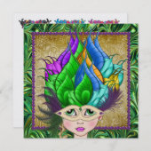 Masquerade Party - SRF Kaart (Voorkant / Achterkant)