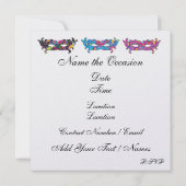 Masquerade Party - SRF Kaart (Achterkant)