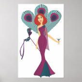 Masquerade Peacock Poster (Voorkant)