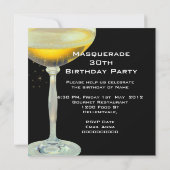 Masquerade Prachtig 30e Zebra Zilver Goud Zwart Kaart (Achterkant)