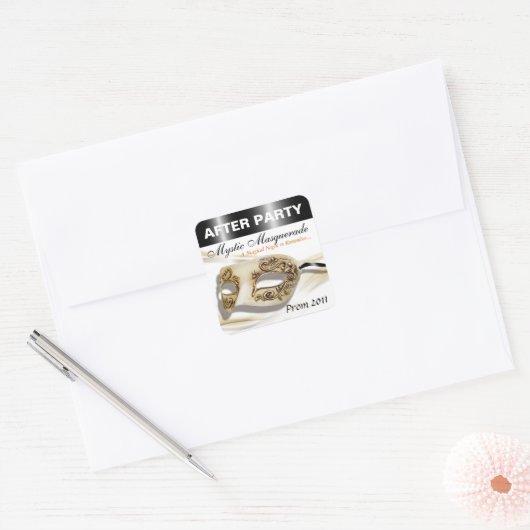 Masquerade Prom Na Party Sticker (Envelop)