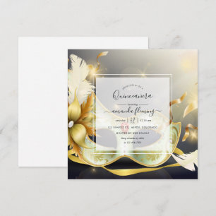 Masquerade Quinceañera Kaart