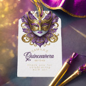Masquerade Quinceanera Paars Goud ID1031 Cadeaulabel