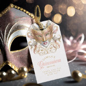 Masquerade Quinceanera Roos Goud ID1031 Cadeaulabel