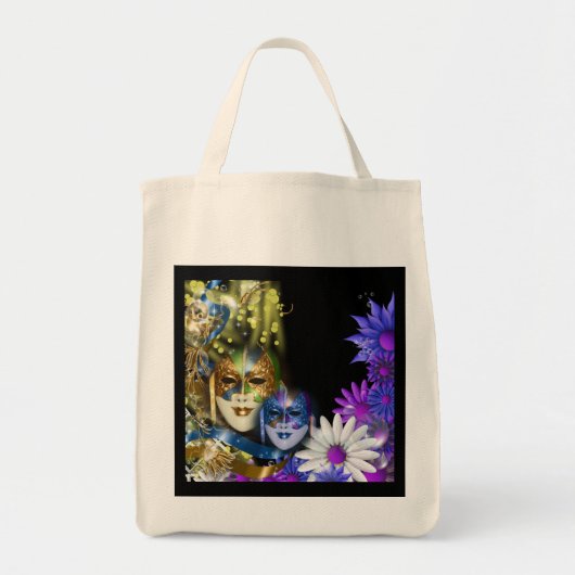 Masquerade quinceanera Venetiaanse maskers meisjes Tote Bag (Voorkant)