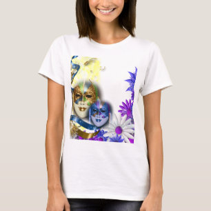 Masquerade quinceanera Venetiaanse maskers PERSONA T-shirt