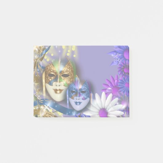 Masquerade quinceanera Venetiaanse maskers Post-it® Notes (Voorkant)