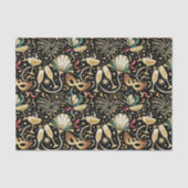 Masquerade Roaring Twenties New Year Pattern Tissuepapier (Voorkant)