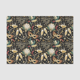 Masquerade Roaring Twenties Nieuwjaars Patroon Tissuepapier