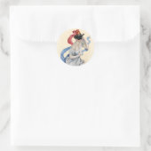 Masquerade Ronde Sticker (Tas)