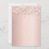 Masquerade roos goud Sweet 16 Kaart (Achterkant)