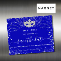Masquerade royal blue Silver party, behalve de dat