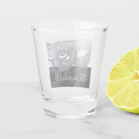 Masquerade Shot Glas (Achterkant)