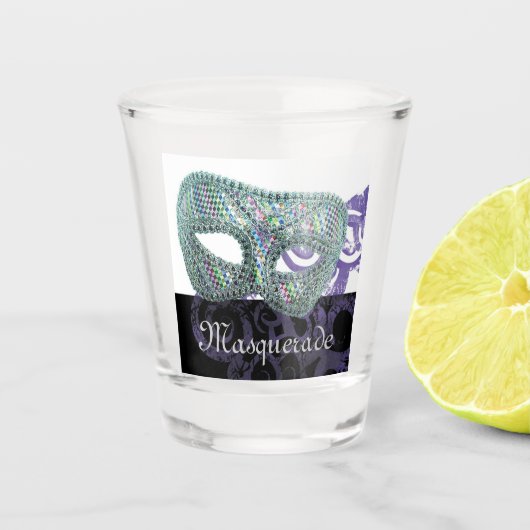 Masquerade Shot Glas (Voorkant)