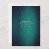 Masquerade sprankelend vuurwerk luxe Quinceañera Kaart (Achterkant)