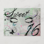 Masquerade Sweet 16 Briefkaart (Voorkant)