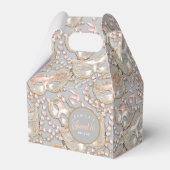 Masquerade Sweet 16 Patroon Roos Gold ID1032 Bedankdoosjes (Voorkant Zijde)