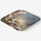 Masquerade Sweet 16 Roos Gold ID1032 Papieren Bordje (Gebogen)