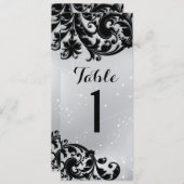 Masquerade tabelnummerkaart kaart (Voorkant / Achterkant)