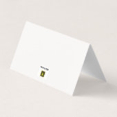 Masquerade Table Seating Kaart (Achterkant)