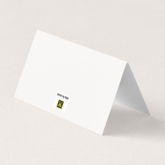 Masquerade Table Seating Kaart (Achterkant)