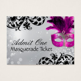 Masquerade toegangsbewijzen visitekaartjes