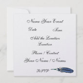 Masquerade - Uitnodiging voor kostuumfeest door SR (Achterkant)