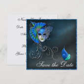 Masquerade - Uitnodiging voor kostuumfeest door SR (Voorkant / Achterkant)