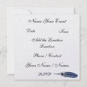 Masquerade - Uitnodiging voor kostuumfeest door SR (Achterkant)