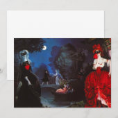 Masquerade-uitnodigingen Kaart (Voorkant / Achterkant)