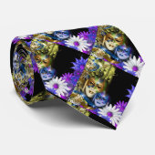 Masquerade Venetiaanse maskers mannen mardi gras Stropdas (Opgerold)