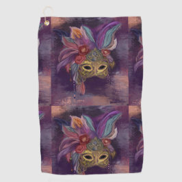 MASQUERADE VENETIE KUNST      GOLFHANDDOEK