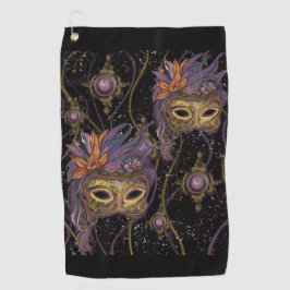 MASQUERADE VENETIE  KUNST      GOLFHANDDOEK