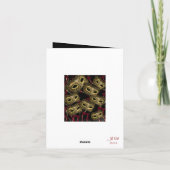 MASQUERADE VENETIE  KUNST      KAART (Achterkant)