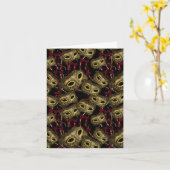 MASQUERADE VENETIE  KUNST      KAART (Gele Bloem)