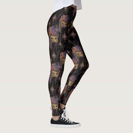 MASQUERADE VENETIE  KUNST      LEGGINGS (Rechts)