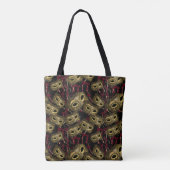 MASQUERADE VENETIE  KUNST      TOTE BAG (Achterkant)