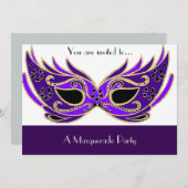 Masquerade Venlicaanse maskerpartij Kaart (Voorkant / Achterkant)