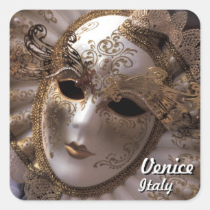 Masquerade Vierkante Sticker
