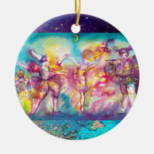 MASQUERADE / VLINDERPLANT KERAMISCH ORNAMENT (Voorkant)