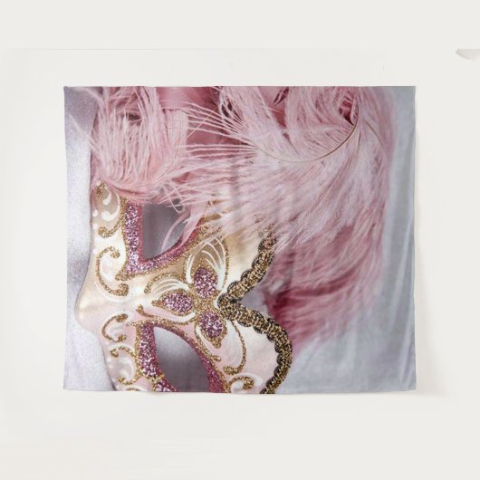 Masquerade  wandkleed (Voorkant (horizontaal))