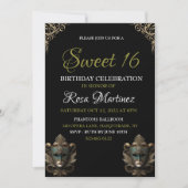 Masquerade zoet 16 uitnodiging (Voorkant)