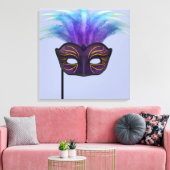 Masquerademasker Canvas Afdruk (Insitu (Woonkamer))