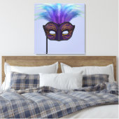 Masquerademasker Canvas Afdruk (Insitu (Slaapkamer))