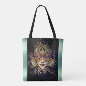 Masquerademasker Victoriaans elegant gotisch Tote Bag (Achterkant)