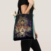 Masquerademasker Victoriaans elegant gotisch Tote Bag (Dichtbij)